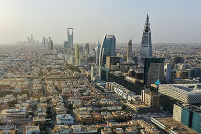 Riyadh city , saudi arabia 2drones photography