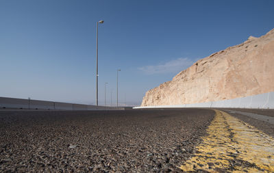 Scenic view of landscape against clear sky