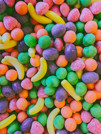 Close-up of multi colored candies