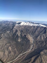 Aerial view of landscape against sky