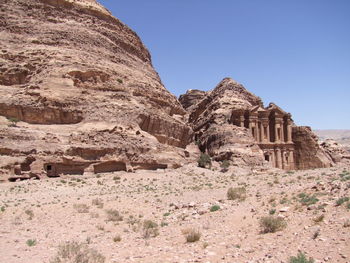 Low angle view of historical building