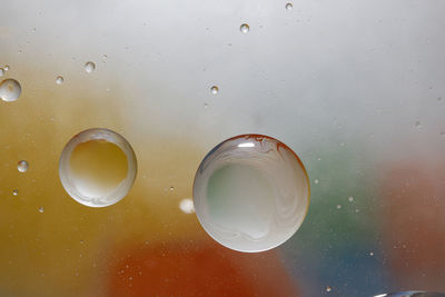 Close-up of water in glass