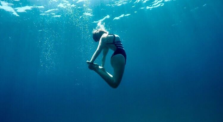 underwater, swimming, undersea, one person, adventure, full length, blue, people, adults only, sea, animal themes, one woman only, adult, water, day, young adult, only women, nature, scuba diving, sea life, outdoors, one young woman only