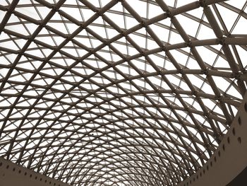 Low angle view of skylight