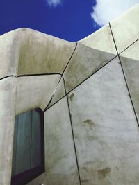 Low angle view of built structure against the sky