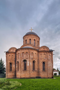 View of cathedral against cloudy sky