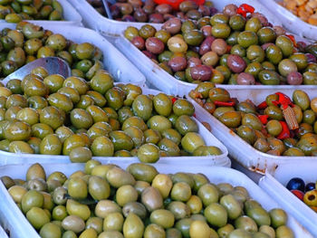 Fruits for sale at market stall