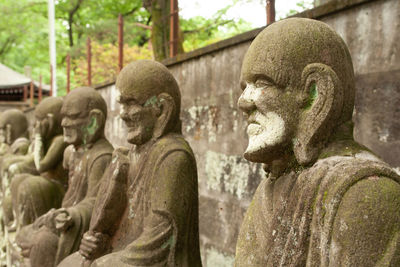 Buddha statue in cemetery