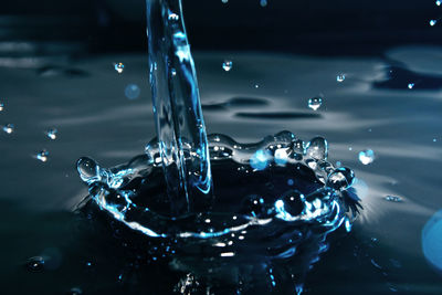 Close-up of water splashing