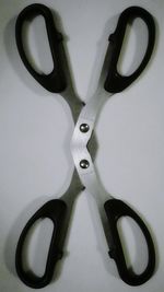 Close-up of object over white background