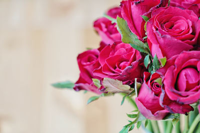 Close-up of rose bouquet