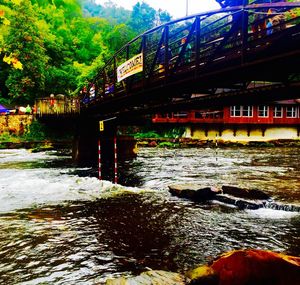 Reflection of built structures in water