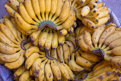 Full frame shot of fruits for sale in market