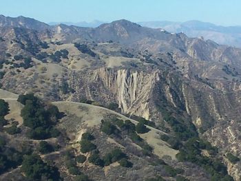 Scenic view of mountains