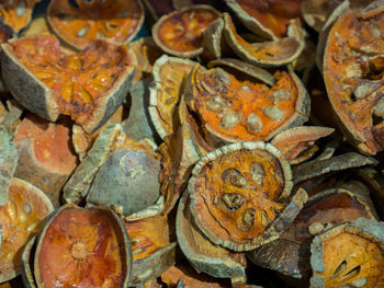 Full frame shot of fruits for sale in market