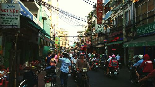 View of buildings in city
