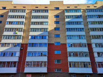 Low angle view of apartment building