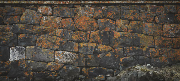 Full frame shot of stone wall