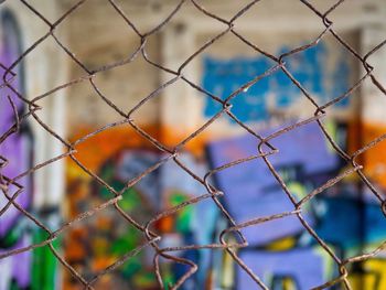 Full frame shot of chainlink fence