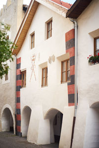 White building with windows