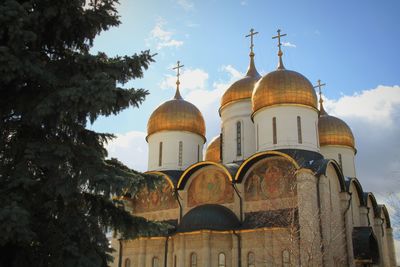 Low angle view of cathedral against sky