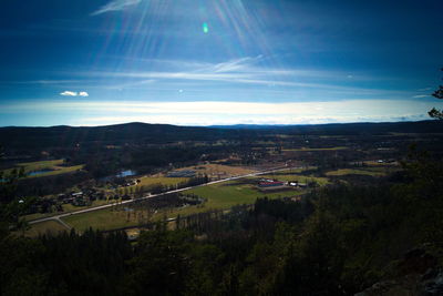 Scenic view of landscape against sky