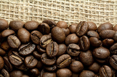 Close-up of coffee beans