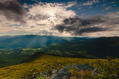 Scenic view of landscape against sky