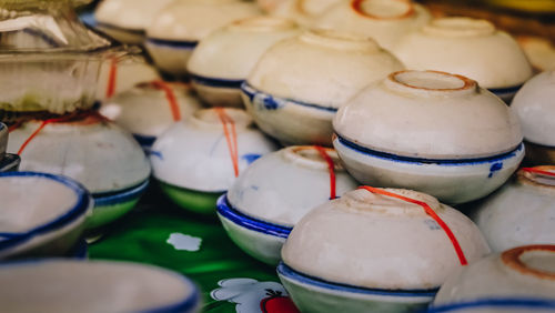 Close-up of  street foodfor sale in market