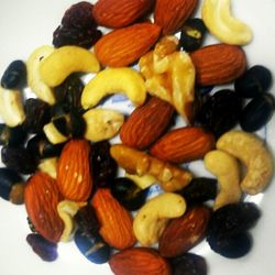 Close-up of food on white background