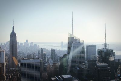 High angle view of cityscape