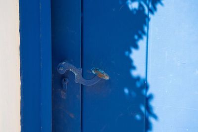 Close-up of closed door