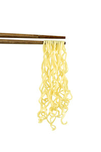 Close-up of fresh yellow against white background