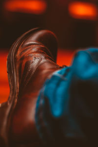 Close up of human eye