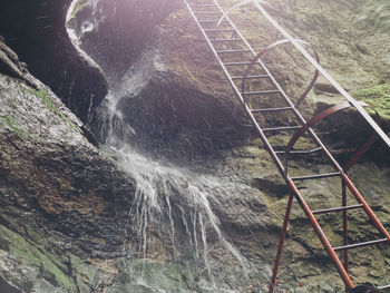 High angle view of water