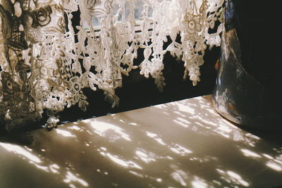 Close-up view of cave