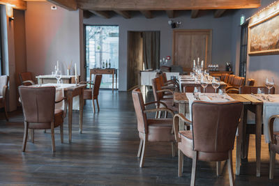 Interior of restaurant