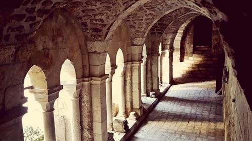 Corridor of old building