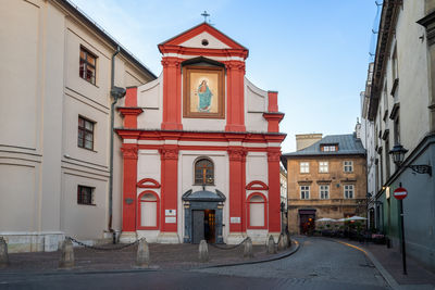 View of church