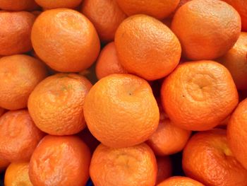 Full frame shot of oranges