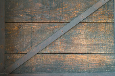 Full frame shot of weathered wooden wall