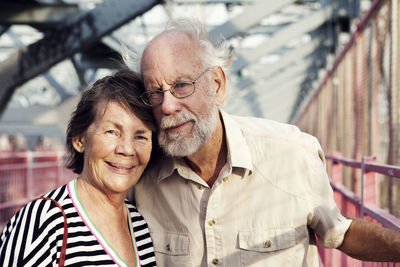 Portrait of smiling senior couple