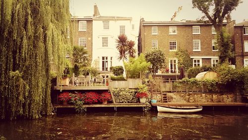 Canal along buildings