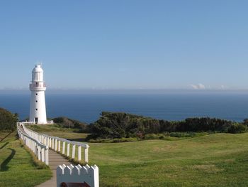 Lighthouse at seaside