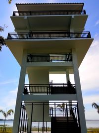 Low angle view of building against sky