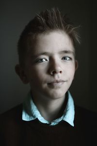 Close-up portrait of young woman