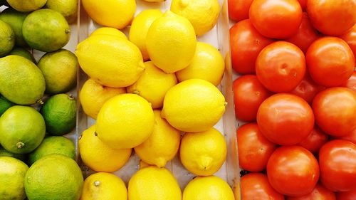 Full frame shot of vegetables in market