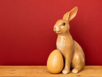 Close-up of stuffed toy on table