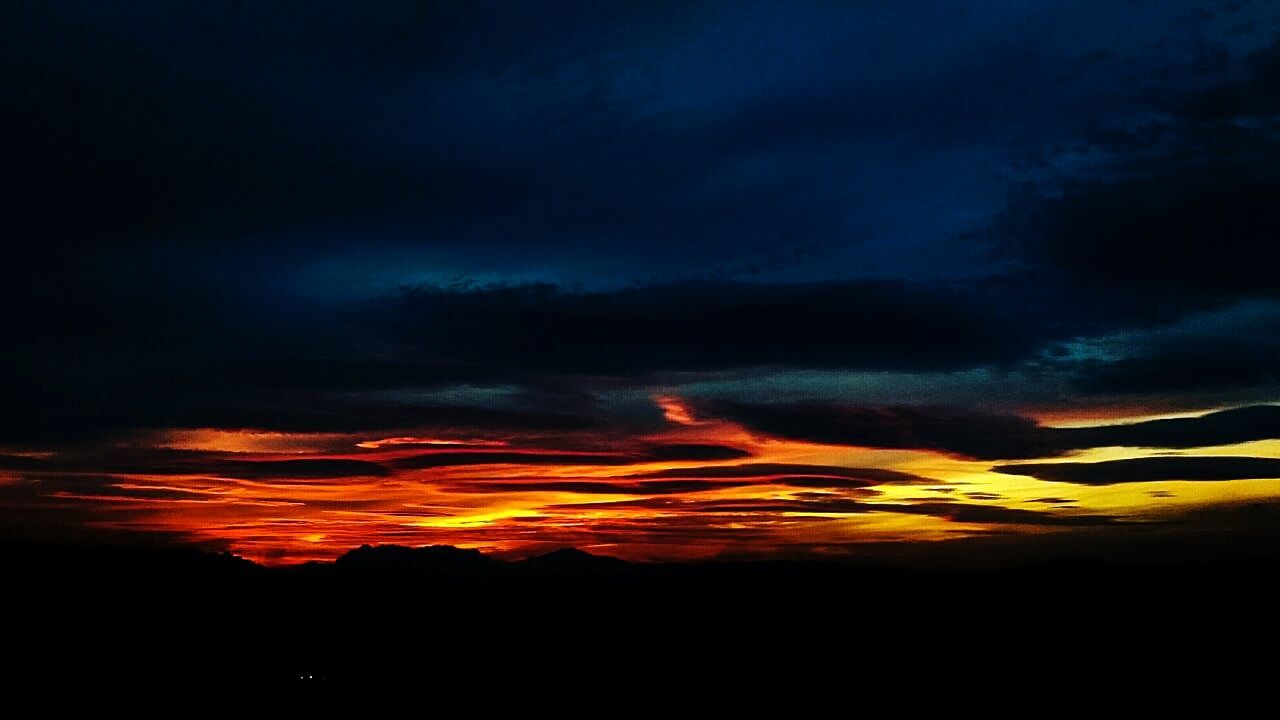 DRAMATIC SKY AT SUNSET