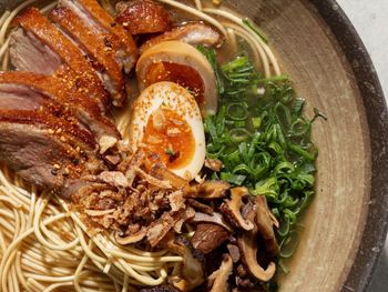 Close-up of food in plate